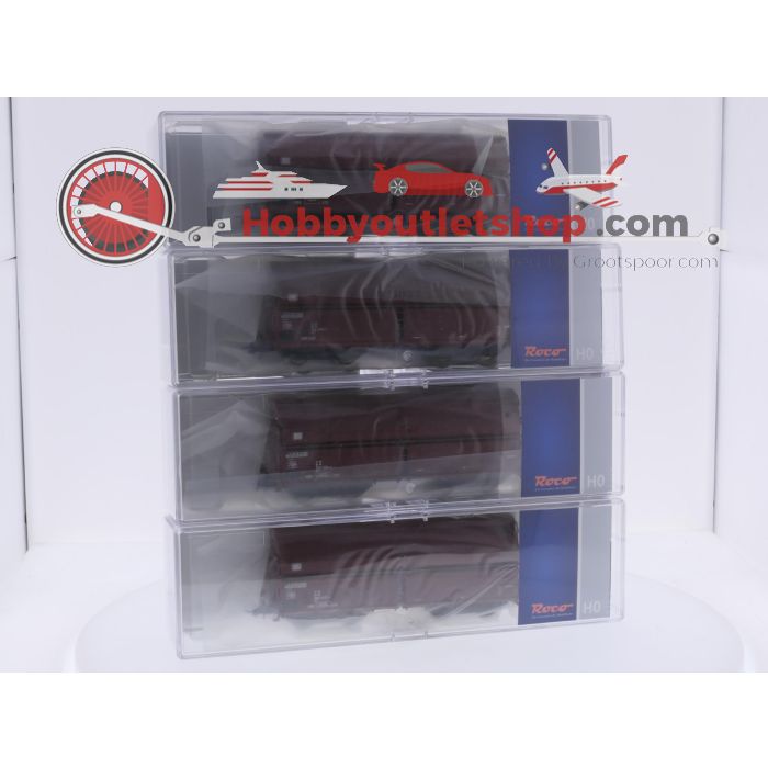 Schaal H0 Roco 66168 set zelflossende wagen met zwenkdak type Tal 963 van de DB #9665 - sku: 20260714104217 - Gebraucht - Wie Neu - Bild 21