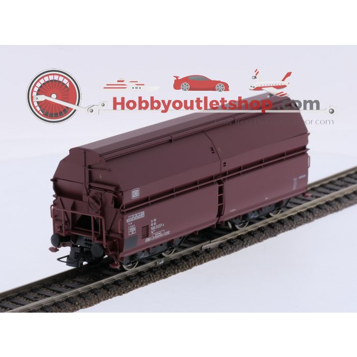 Schaal H0 Roco 66168 set zelflossende wagen met zwenkdak type Tal 963 van de DB #9665 - sku: 20260714104217 - Gebraucht - Wie Neu - Bild 2
