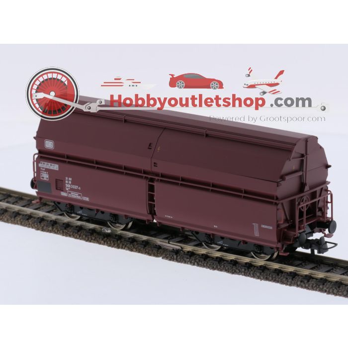 Schaal H0 Roco 66168 set zelflossende wagen met zwenkdak type Tal 963 van de DB #9665 - sku: 20260714104217 - Gebraucht - Wie Neu - Bild 3