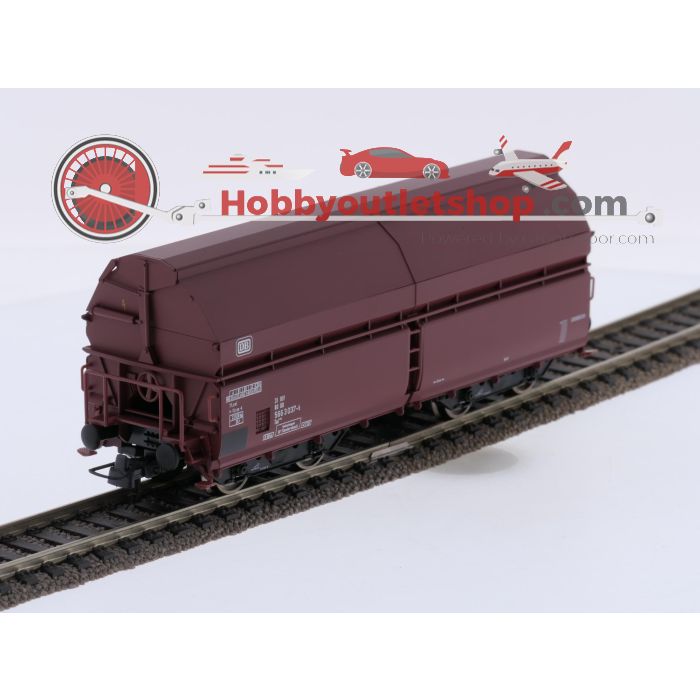 Schaal H0 Roco 66168 set zelflossende wagen met zwenkdak type Tal 963 van de DB #9665 - sku: 20260714104217 - Gebraucht - Wie Neu - Bild 4