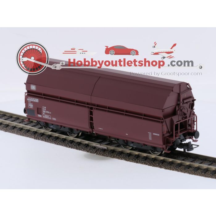 Schaal H0 Roco 66168 set zelflossende wagen met zwenkdak type Tal 963 van de DB #9665 - sku: 20260714104217 - Gebraucht - Wie Neu - Bild 9