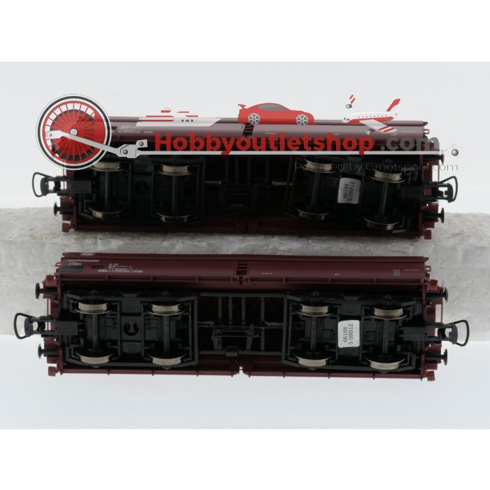 Schaal H0 Roco 66168 set zelflossende wagen met zwenkdak type Tal 963 van de DB #9665 - sku: 20260714104217 - Gebraucht - Wie Neu - Bild 10