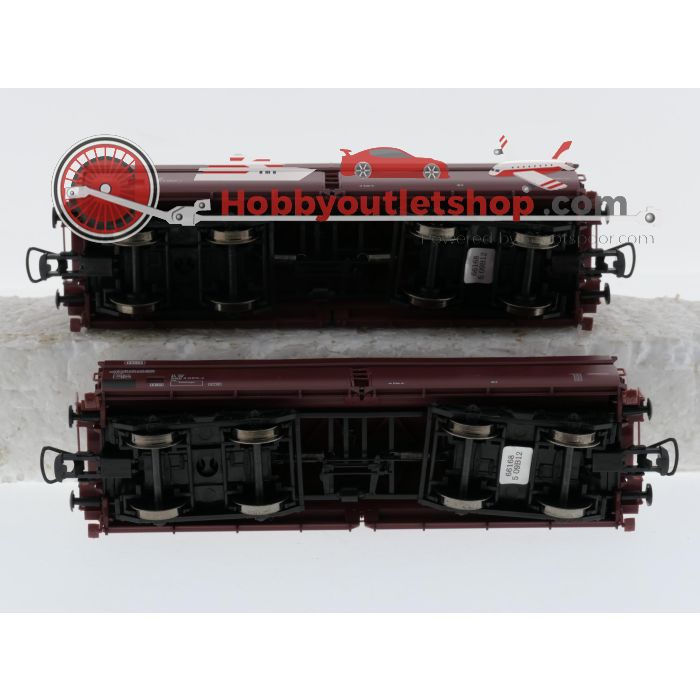 Schaal H0 Roco 66168 set zelflossende wagen met zwenkdak type Tal 963 van de DB #9665 - sku: 20260714104217 - Gebraucht - Wie Neu - Bild 19