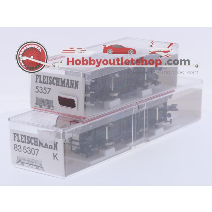 Schaal H0 Fleischmann 5357 en 83 5307 gesloten goederenwagens "bier' van de DRG #9674 - sku: 20260715021335 - Neu - Bild 5