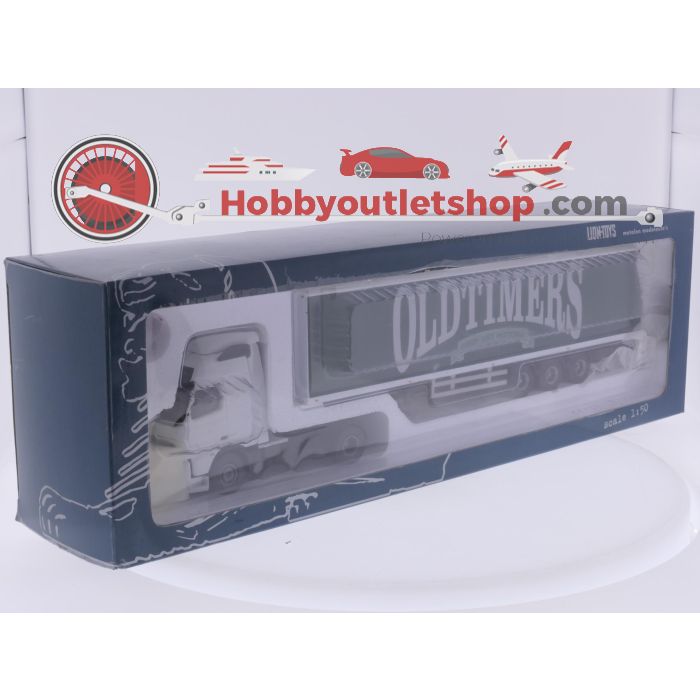 Schaal 1:50 Lion Toys Volvo FH12 460 met Oldtimers drop trailer #9677 - sku: 20260715044229 - Gebruikt - Zeer goede staat - Afbeelding 6