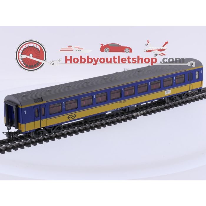 Schaal H0 Märklin 4164 en 4165 set van 2 ICR personen rijtuigen 1e en 2e kl. van de NS #6986 - sku: 20260716013425 - Gebruikt - Goede staat - Afbeelding 2