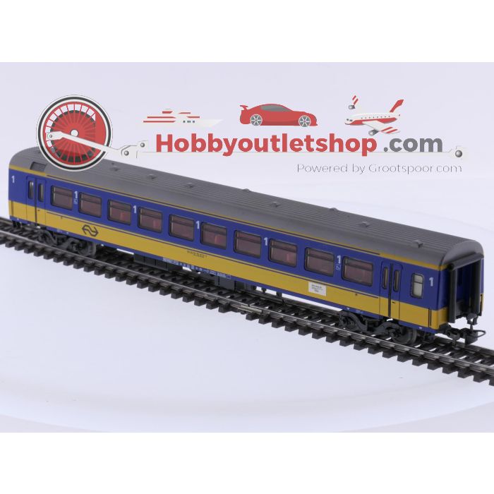 Schaal H0 Märklin 4164 en 4165 set van 2 ICR personen rijtuigen 1e en 2e kl. van de NS #6986 - sku: 20260716013425 - Gebruikt - Goede staat - Afbeelding 3