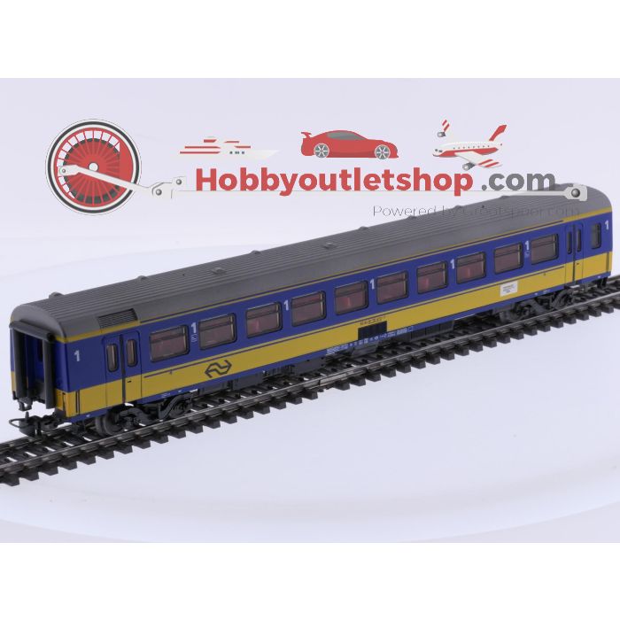 Schaal H0 Märklin 4164 en 4165 set van 2 ICR personen rijtuigen 1e en 2e kl. van de NS #6986 - sku: 20260716013425 - Gebruikt - Goede staat - Afbeelding 4