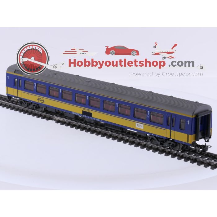 Schaal H0 Märklin 4164 en 4165 set van 2 ICR personen rijtuigen 1e en 2e kl. van de NS #6986 - sku: 20260716013425 - Gebruikt - Goede staat - Afbeelding 5