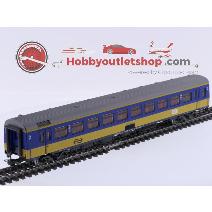Schaal H0 Märklin 4164 en 4165 set van 2 ICR personen rijtuigen 1e en 2e kl. van de NS #6986 - sku: 20260716013425 - Gebruikt - Goede staat - Afbeelding 7