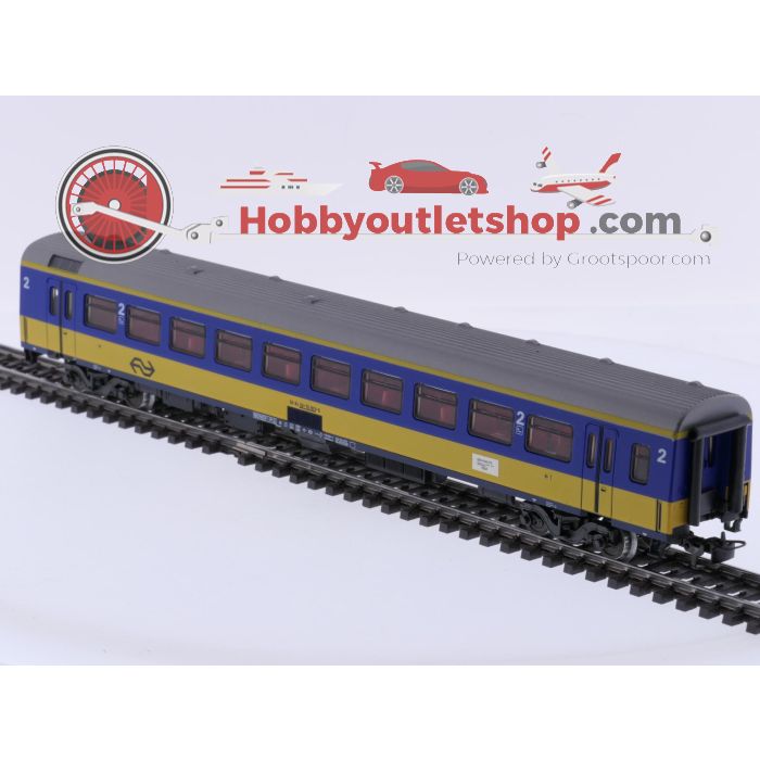 Schaal H0 Märklin 4164 en 4165 set van 2 ICR personen rijtuigen 1e en 2e kl. van de NS #6986 - sku: 20260716013425 - Gebruikt - Goede staat - Afbeelding 8