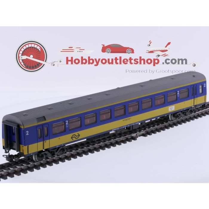 Schaal H0 Märklin 4164 en 4165 set van 2 ICR personen rijtuigen 1e en 2e kl. van de NS #6986 - sku: 20260716013425 - Gebruikt - Goede staat - Afbeelding 9