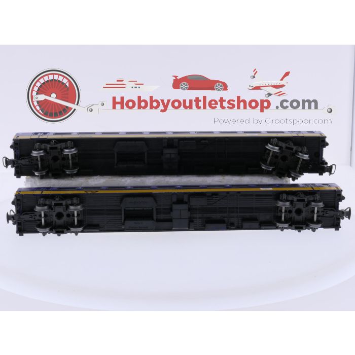 Schaal H0 Märklin 4164 en 4165 set van 2 ICR personen rijtuigen 1e en 2e kl. van de NS #6986 - sku: 20260716013425 - Gebruikt - Goede staat - Afbeelding 12