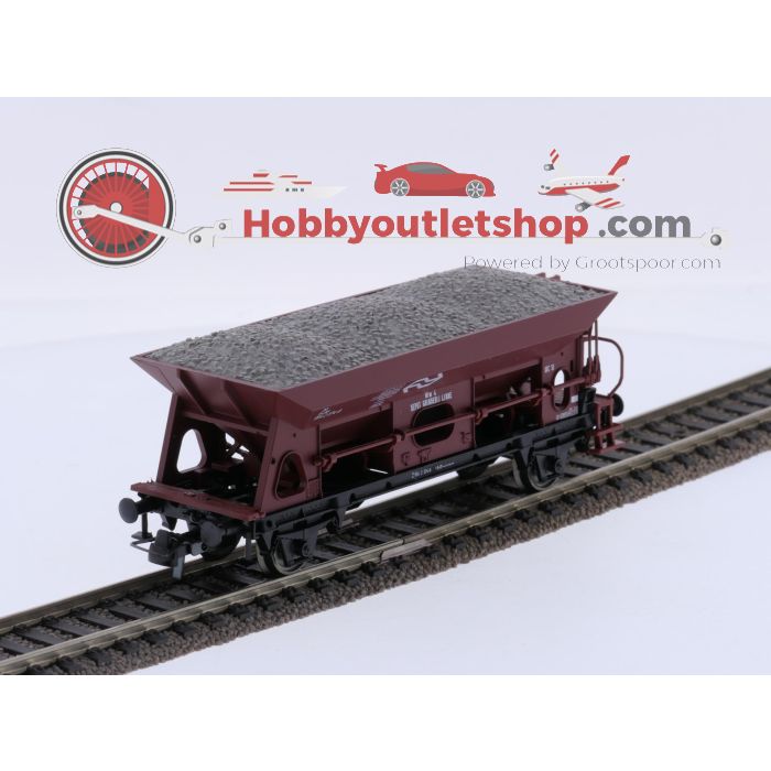 Schaal H0 Roco 44038 wagonset 3-delig grindwagen van de NS #9701 - sku: 20260722020901 - Gebruikt - Nieuwstaat - Afbeelding 3