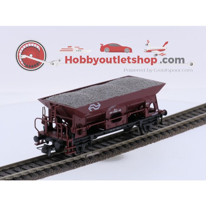 Schaal H0 Roco 44038 wagonset 3-delig grindwagen van de NS #9701 - sku: 20260722020901 - Gebruikt - Nieuwstaat - Afbeelding 6