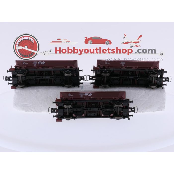 Schaal H0 Roco 44038 wagonset 3-delig grindwagen van de NS #9701 - sku: 20260722020901 - Gebruikt - Nieuwstaat - Afbeelding 9