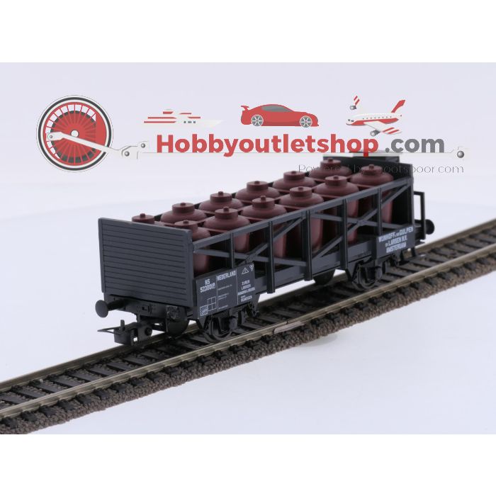 Schaal H0 Liliput 20740, 21614 en 2x 21640 set van 4 goederenwagens tijdperk III van de NS #9703 - sku: 20260722044803 - Used - Very good condition - Photo 9