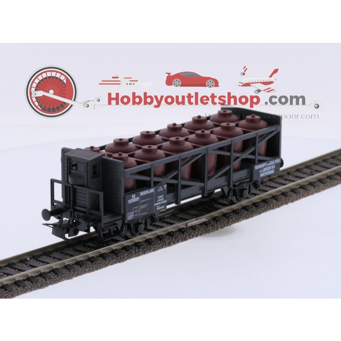 Schaal H0 Liliput 20740, 21614 en 2x 21640 set van 4 goederenwagens tijdperk III van de NS #9703 - sku: 20260722044803 - Used - Very good condition - Photo 10