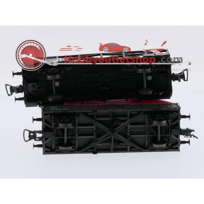 Schaal H0 Liliput 20740, 21614 en 2x 21640 set van 4 goederenwagens tijdperk III van de NS #9703 - sku: 20260722044803 - Used - Very good condition - Photo 11