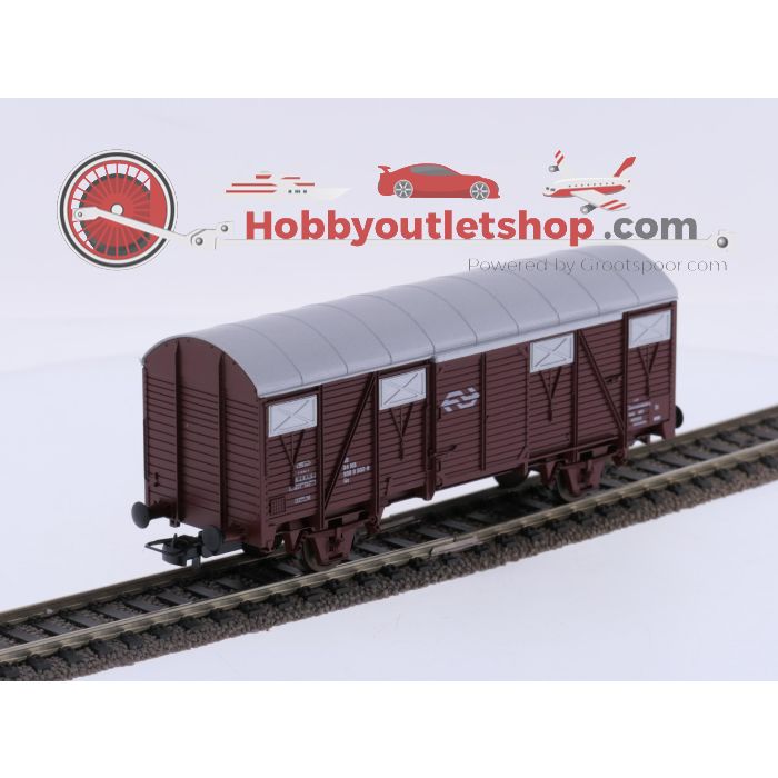 Schaal H0 Liliput 24440, 25340 met Lima 303211 en 8402 (Euro scale 5001) goederenwagens tijdperk IV-V van de NS #9704 - sku: 20260723121300 - Used - Very good condition - Photo 4