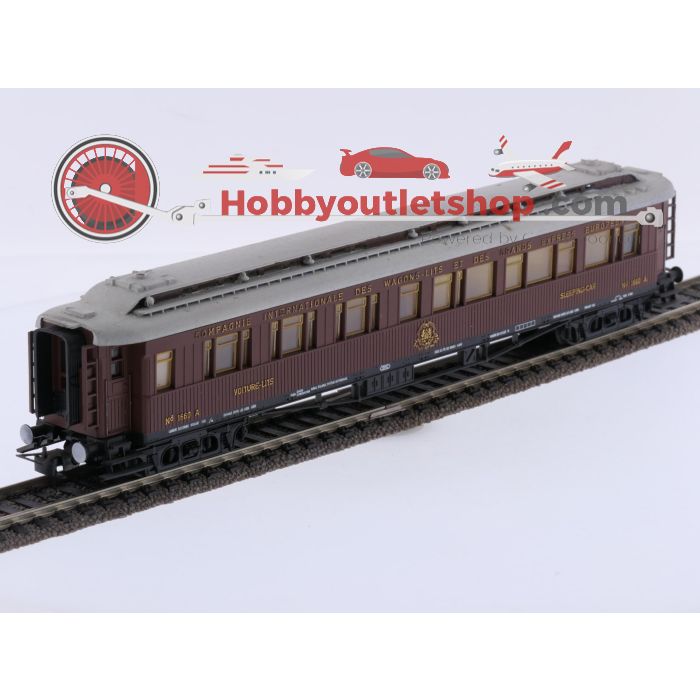 Schaal H0 Liliput 26000 en 2x 26500 set van 3 personenrijtuigen van de CIWL #9714 - sku: 20260724024144 - Gebraucht - Guter Zustand - Bild 6