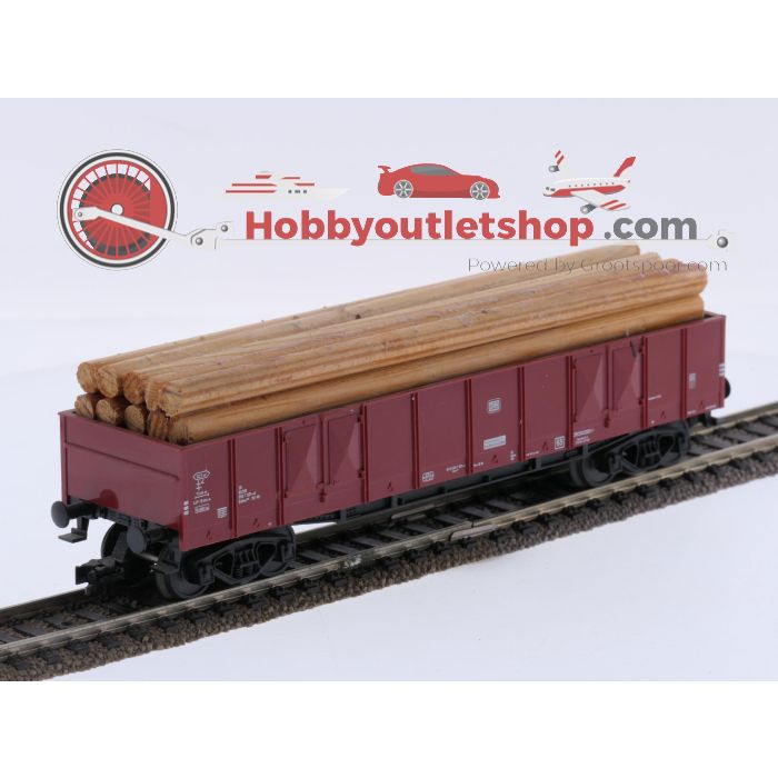 Schaal H0 Fleischmann set goederen wagens met houd als lading van de DB #9718 - sku: 20260724051623 - Used - Good condition - Photo 3