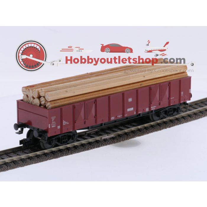 Schaal H0 Fleischmann set goederen wagens met houd als lading van de DB #9718 - sku: 20260724051623 - Used - Good condition - Photo 4