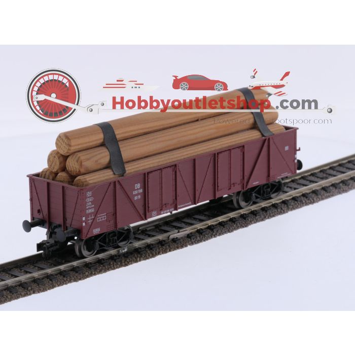 Schaal H0 Fleischmann set goederen wagens met houd als lading van de DB #9718 - sku: 20260724051623 - Used - Good condition - Photo 6