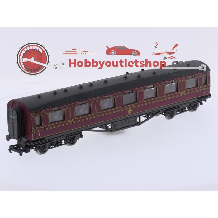 Schaal 00/H0 Jouef 454, Lima 9321, 305323, 5016 en Rivarossi 2933 set personen- en postrijtuigen 7-delig van de BR #9719 - sku: 20260728095109 - Gebraucht - Guter Zustand - Bild 3