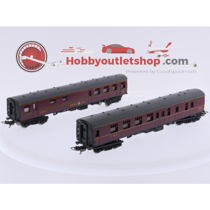 Schaal 00/H0 Jouef 454, Lima 9321, 305323, 5016 en Rivarossi 2933 set personen- en postrijtuigen 7-delig van de BR #9719 - sku: 20260728095109 - Gebraucht - Guter Zustand - Bild 6