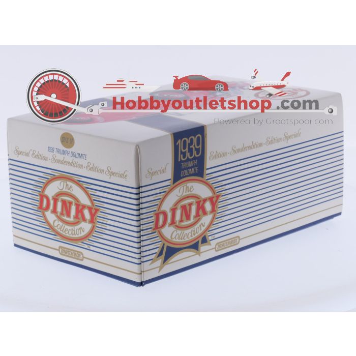 Schaal 1:43 Matchbox NEW OLD STOCK DY-S17 1939 Triumph Dolomite 'The Dinky Collection' #9720 - sku: 20260728035120 - Nieuw - Afbeelding 5