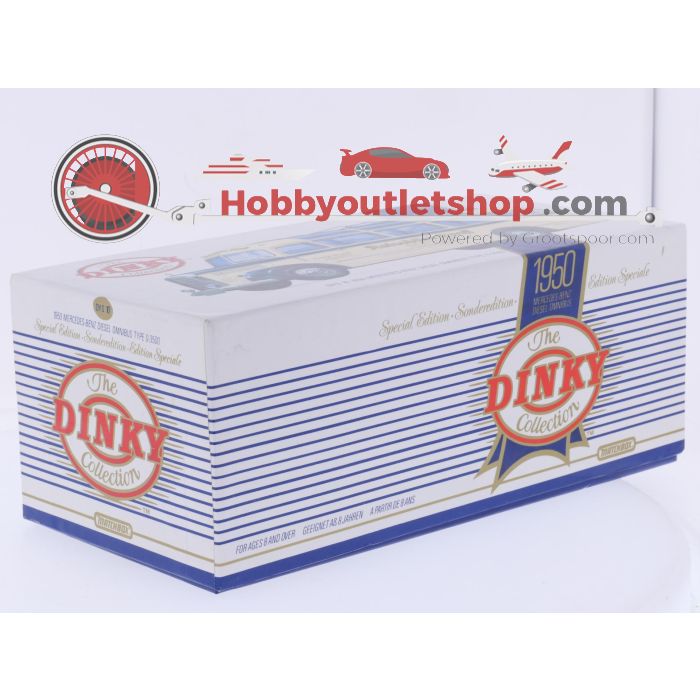 Schaal 1:43 Matchbox NEW OLD STOCK DY-S 10 1950 Mercedes-Benz diesel Omnibus type 0-3500 'The Dinky Collection' #9721 - sku: 20260729033556 - Nieuw - Afbeelding 2