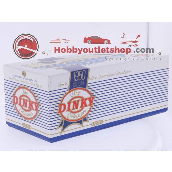 Schaal 1:43 Matchbox NEW OLD STOCK DY-S 10 1950 Mercedes-Benz diesel Omnibus type 0-3500 'The Dinky Collection' #9721 - sku: 20260729033556 - Nieuw - Afbeelding 3