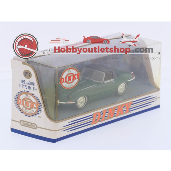 Schaal 1:43 Matchbox NEW OLD STOCK DY-1 en DY-3 1968 Jaguar E Type MK 1½ met M.G.B GT 1965 #9724 - sku: 20260729044654 - Neu - Bild 4