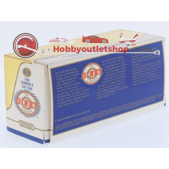 Schaal 1:43 Matchbox NEW OLD STOCK DY-4 (2x), DY8 en DY8-B set van 4 Britse voertuigen #9725 - sku: 20260730083905 - Neu - Bild 13