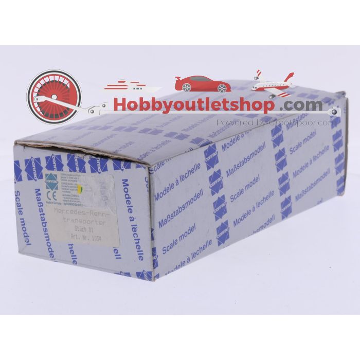 Schaal 1:43 Conrad 1034 Mercedes-Benz raceautotransporter 1955 met Brumm S023 Mercedes-Benz W196 GP Inghilterra 1955 #9808 - sku: 20260807084243 - Used - Very good condition - Photo 11