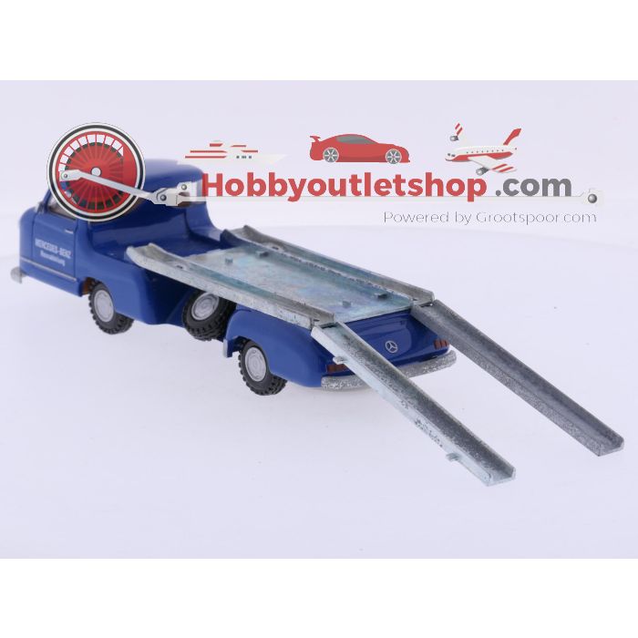 Schaal 1:43 Conrad 1034 Mercedes-Benz raceautotransporter 1955 met Brumm S023 Mercedes-Benz W196 GP Inghilterra 1955 #9808 - sku: 20260807084243 - Used - Very good condition - Photo 6