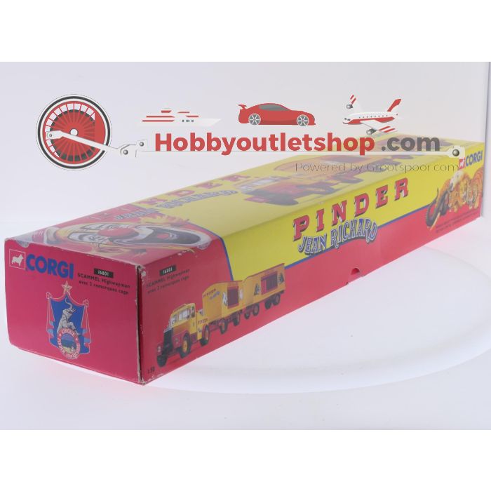 Schaal 1:50 Corgi NEW OLD STOCK 16801 Scammel Highwayman met 2 Pinder-kooiaanhangwagens #9867 - sku: 20260818100742 - Nieuw - Afbeelding 2