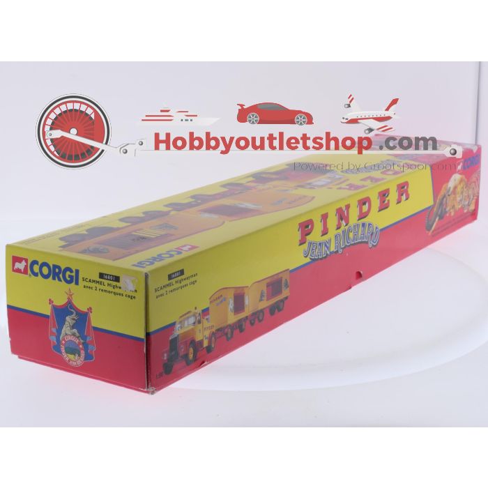 Schaal 1:50 Corgi NEW OLD STOCK 16801 Scammel Highwayman met 2 Pinder-kooiaanhangwagens #9867 - sku: 20260818100742 - Nieuw - Afbeelding 3