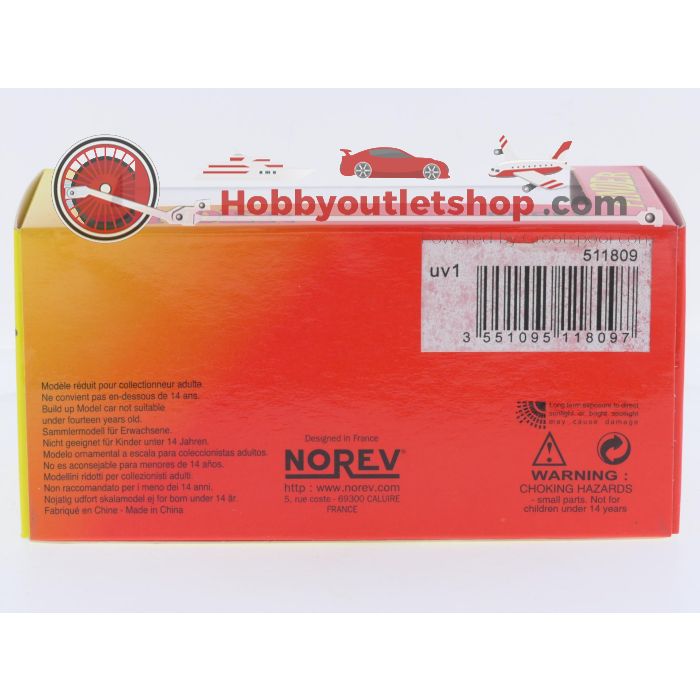 Schaal 1:43 Norev NEW OLD STOCK 511809 Renault 18 Break Pinder #9870 - sku: 20260818113239 - Nieuw - Afbeelding 4