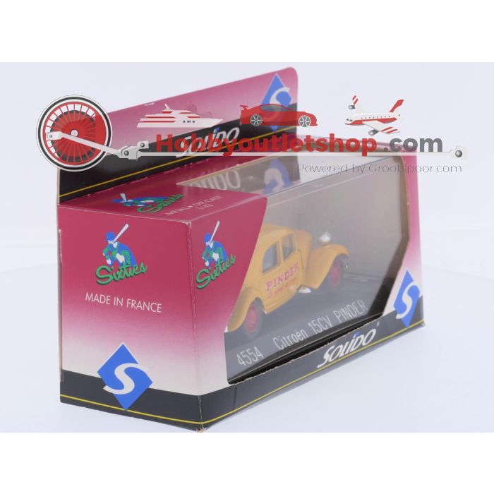 Schaal 1:43 Solido NEW OLD STOCK 4554 Citroën Traction Avant 15CV #9876 - sku: 20260818014624 - Nieuw - Afbeelding 2