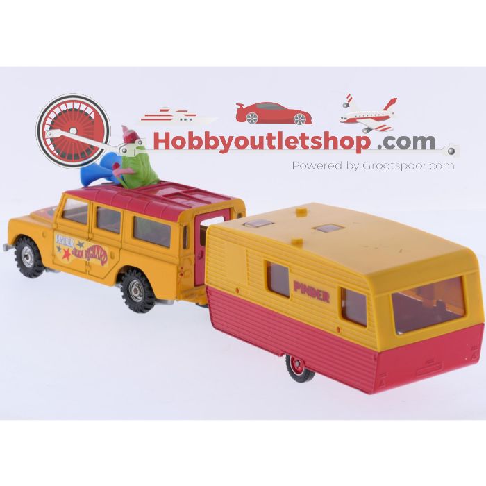 Schaal 1:43 Corgi en Solido Land Rover 109 WB met caravan #9882 - sku: 20260818044223 - Gebraucht - Guter Zustand - Bild 2