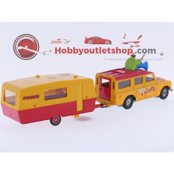 Schaal 1:43 Corgi en Solido Land Rover 109 WB met caravan #9882 - sku: 20260818044223 - Gebraucht - Guter Zustand - Bild 3