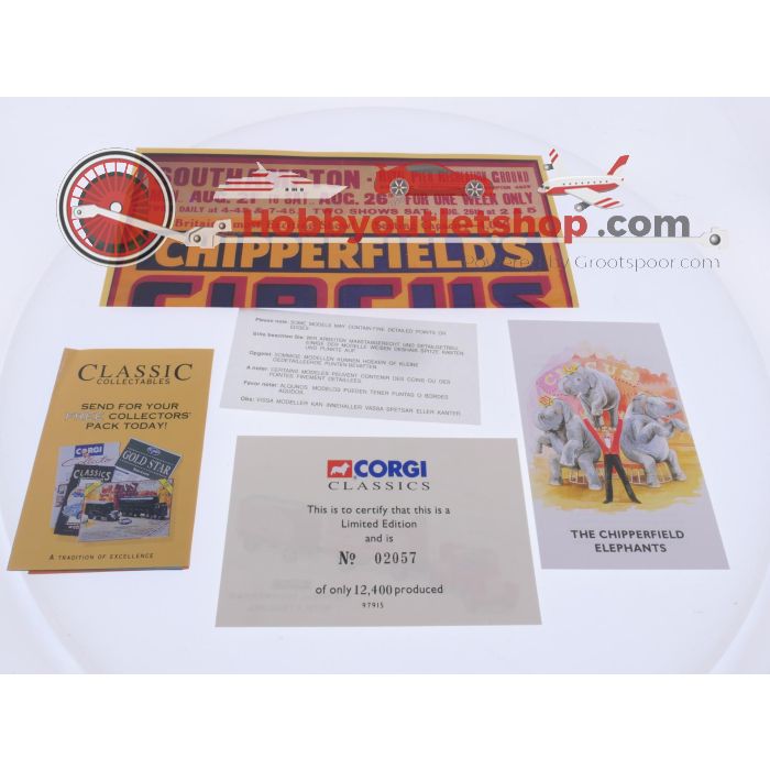 Schaal 1:50 Corgi 97915 NEW OLD STOCK Schammell Highway met 2 trailers Circus Chipperfields #10066 - sku: 20260903113419 - Neu - Bild 6