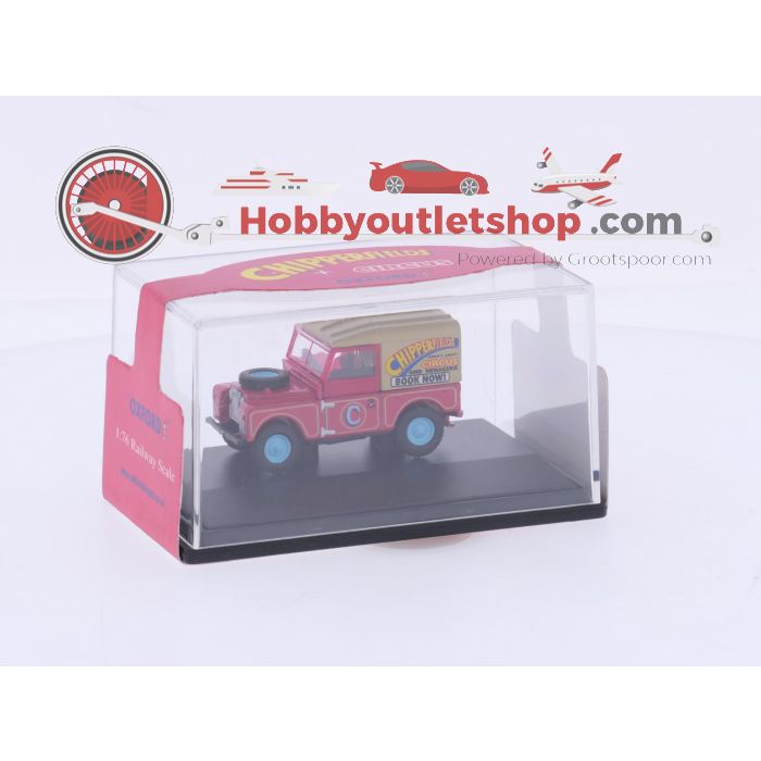Schaal 1:76 Oxford CH024, CH025, CH028 en CH029 NEW OLD STOCK set van 5 Land Rovers circus Chipperfields #10067 - sku: 20260903114042 - Nieuw - Afbeelding 4