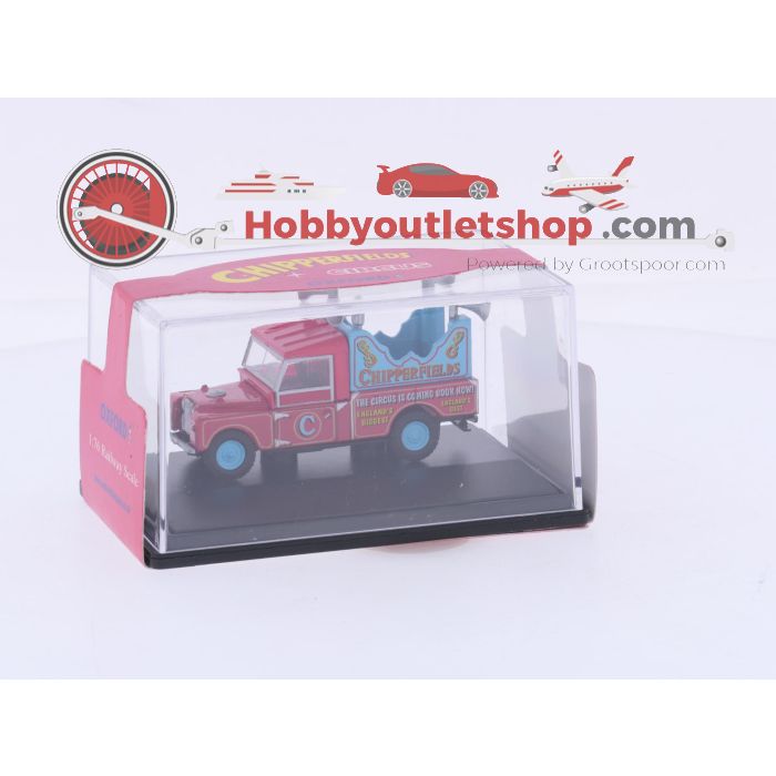 Schaal 1:76 Oxford CH024, CH025, CH028 en CH029 NEW OLD STOCK set van 5 Land Rovers circus Chipperfields #10067 - sku: 20260903114042 - Nieuw - Afbeelding 5