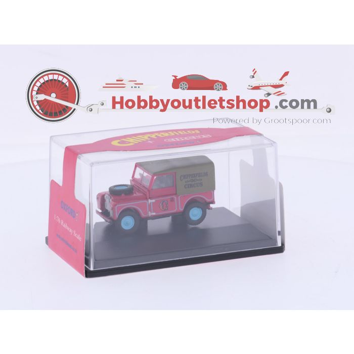 Schaal 1:76 Oxford CH024, CH025, CH028 en CH029 NEW OLD STOCK set van 5 Land Rovers circus Chipperfields #10067 - sku: 20260903114042 - Nieuw - Afbeelding 6