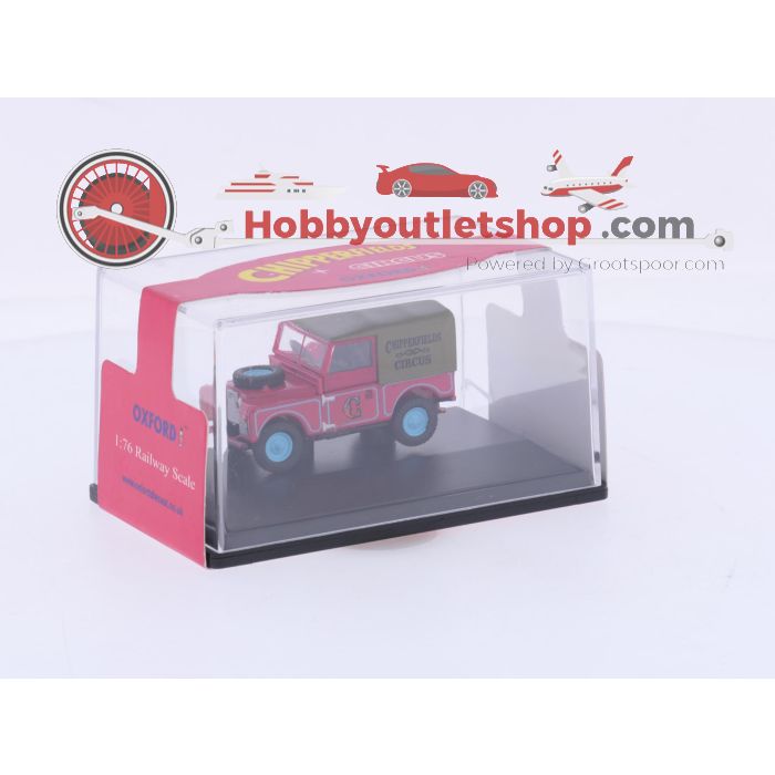 Schaal 1:76 Oxford CH024, CH025, CH028 en CH029 NEW OLD STOCK set van 5 Land Rovers circus Chipperfields #10067 - sku: 20260903114042 - Nieuw - Afbeelding 8