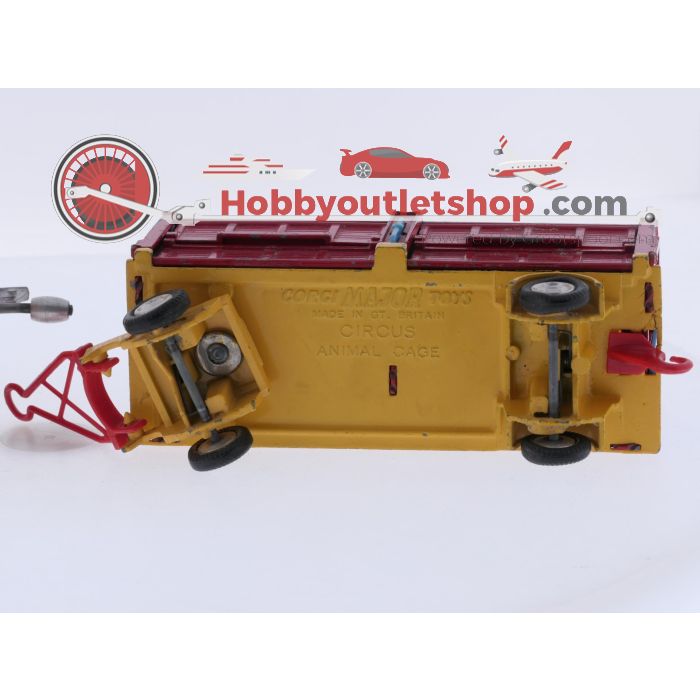 Schaal 1:50 Corgi Major Toys 1121 en 1123 grote kraan met dierenkooi Circus Chipperfields #10068 - sku: 20260903114855 - Gebruikt - Goede staat - Afbeelding 8