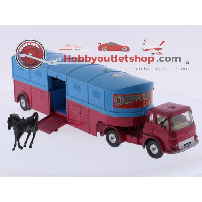Schaal 1:50 Corgi Major Toys 1130 trekker met paardentrailer en paard Circus Chipperfields #10070 - sku: 20260903115801 - Gebraucht - Guter Zustand - Bild 5